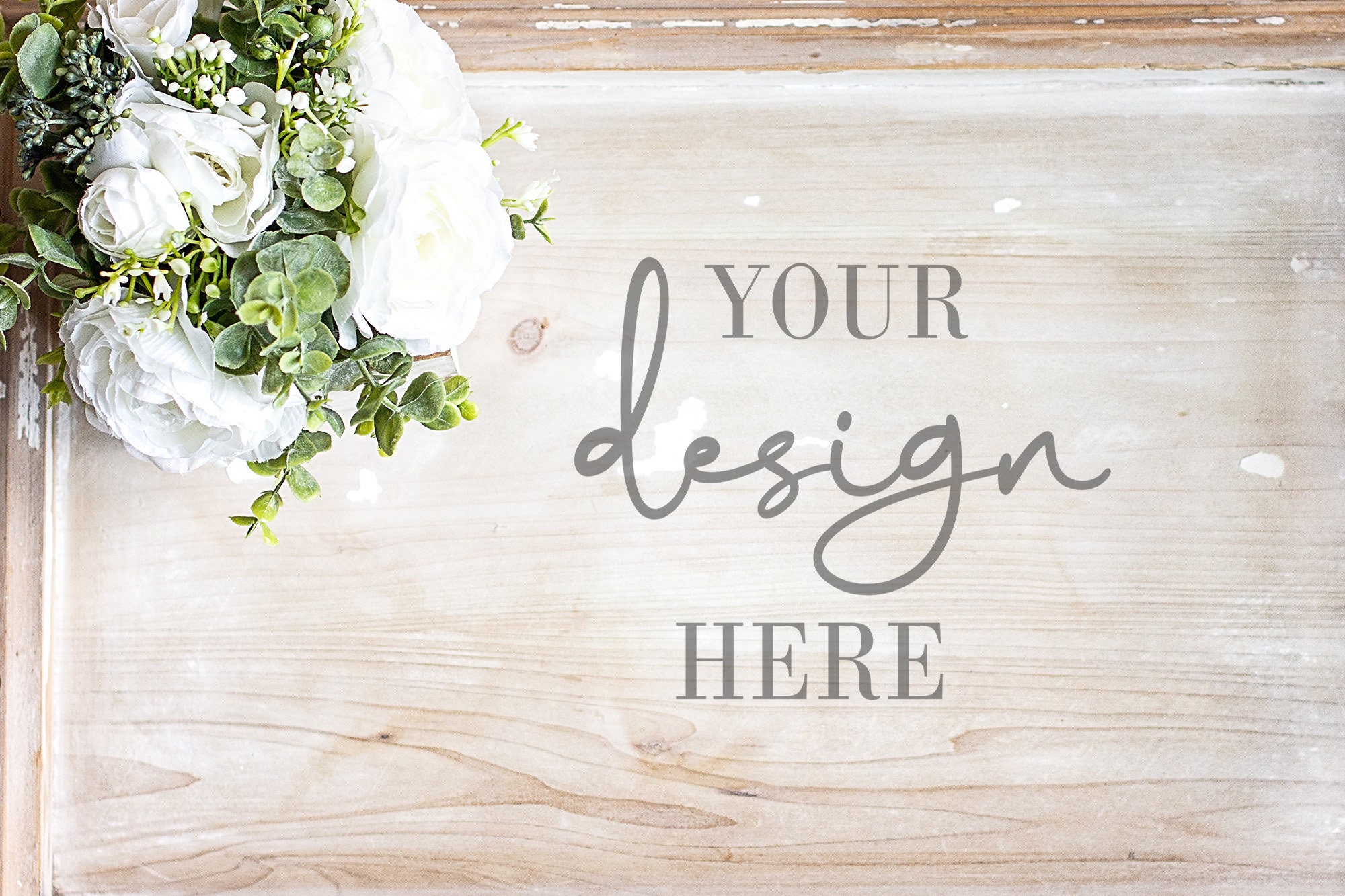 Rustic Wood Background Mockup Set, Flat Lay Digital Wood Floor