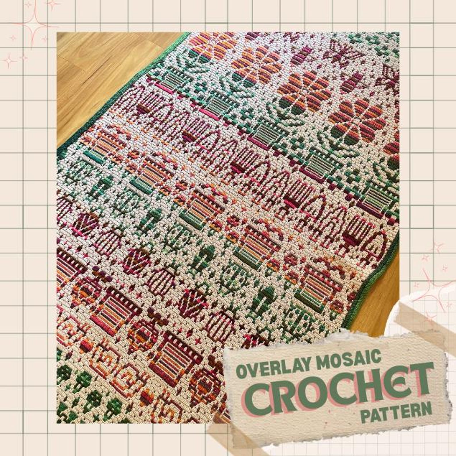Overlay Mosaic Crochet Pattern (PDF Pattern) How Does Your Garden Grow ...
