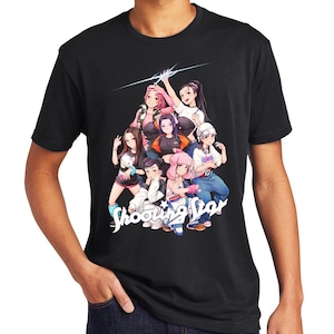 XG Shooting Star Inspired Anime Unisex Graphic T-Shirt, KPOP Merch, Anime Merch, XG Merch