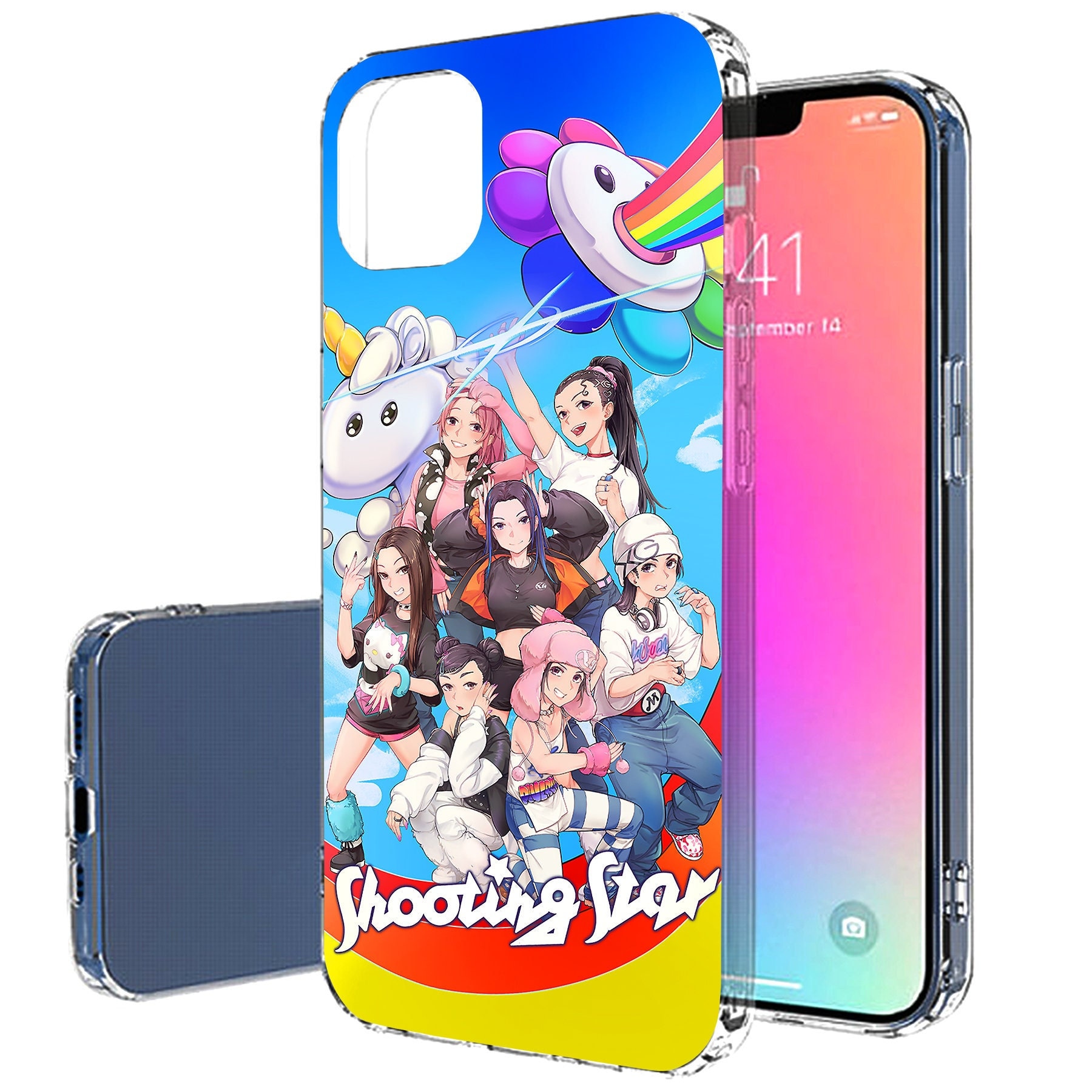 XG Shooting Star Inspired Anime Style Phone Case, , iPhone 11 - 14