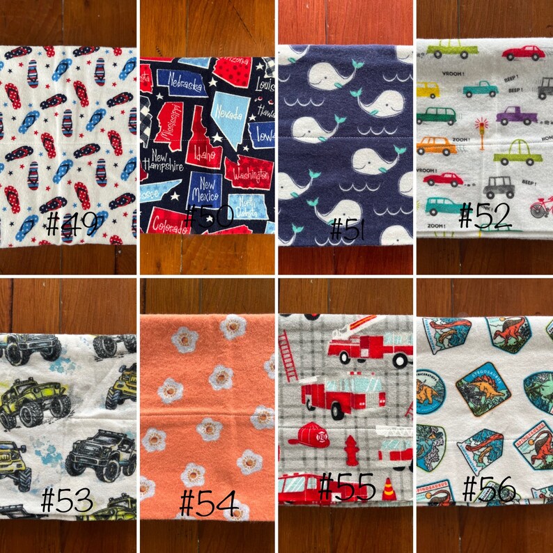 Personalized Handmade Flannel Pillowcases Etsy