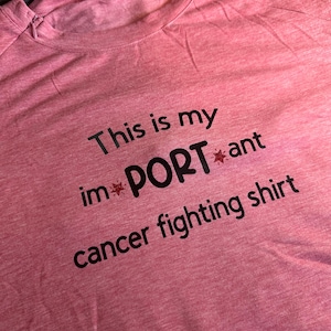 Chemo port shirt