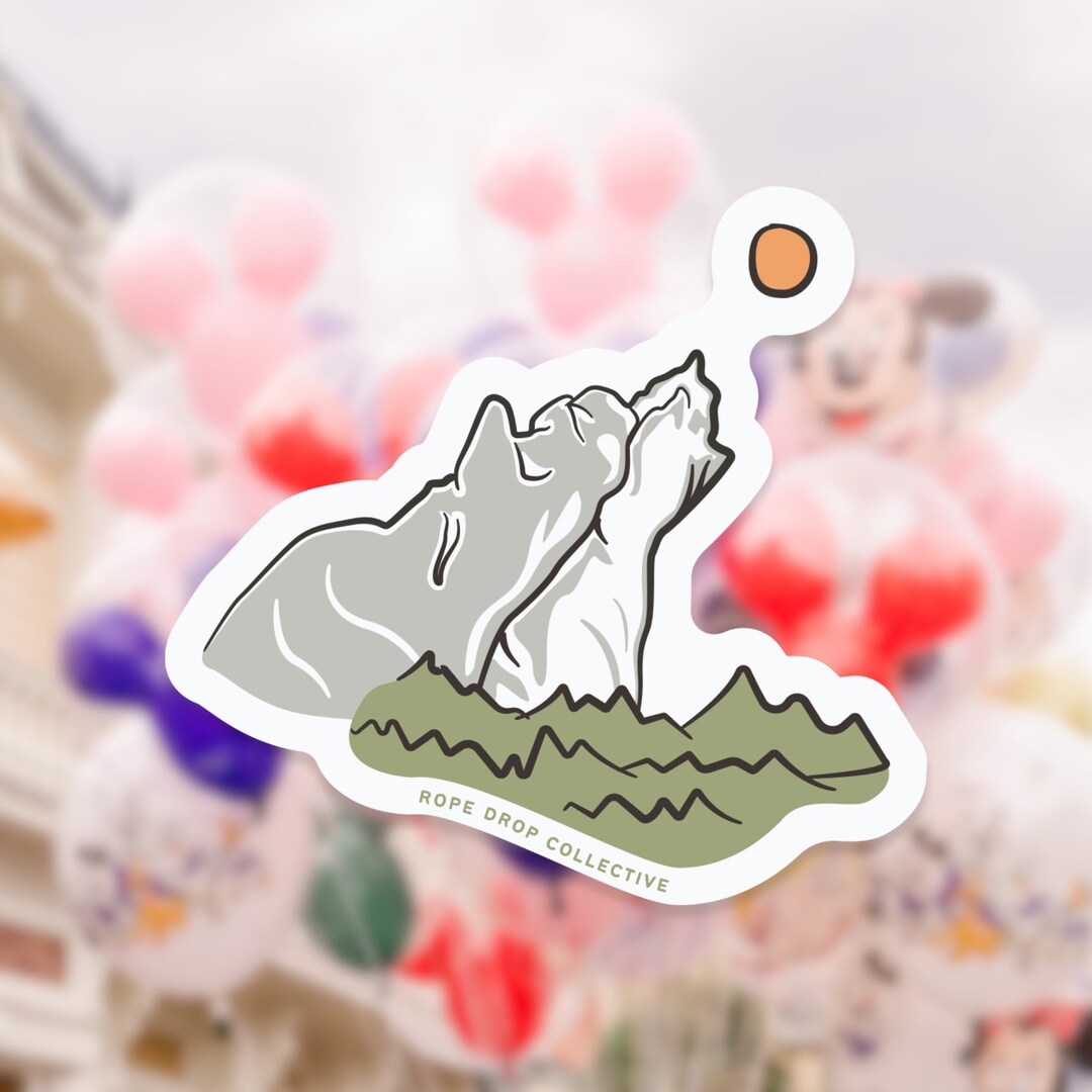 Grizzly Peak Theme Parks Sticker DLR DCA Grizzly River Run - Etsy