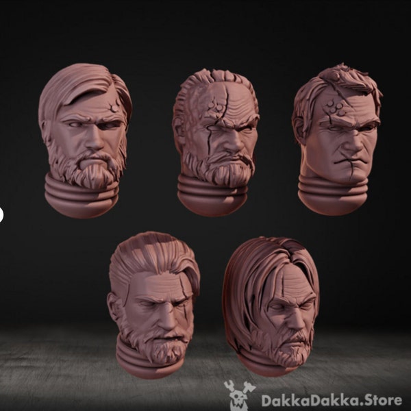 Legendary Heroes Heads x5 | DakkaDakka