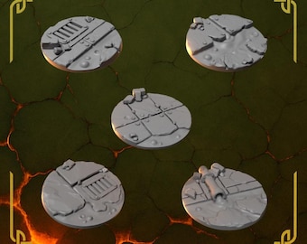 Anvil Wardens - Base Toppers 32mm (10 total options) & Decor | Greytide Studio