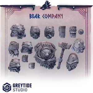Primal Hounds - Bear Company Kit | Greytide Studio