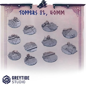 Primal Hounds - 32, & 40mm Toppers (11 Styles) | Greytide Studio