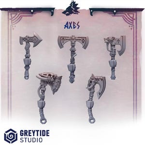 Primal Hounds - Axes| Greytide Studio
