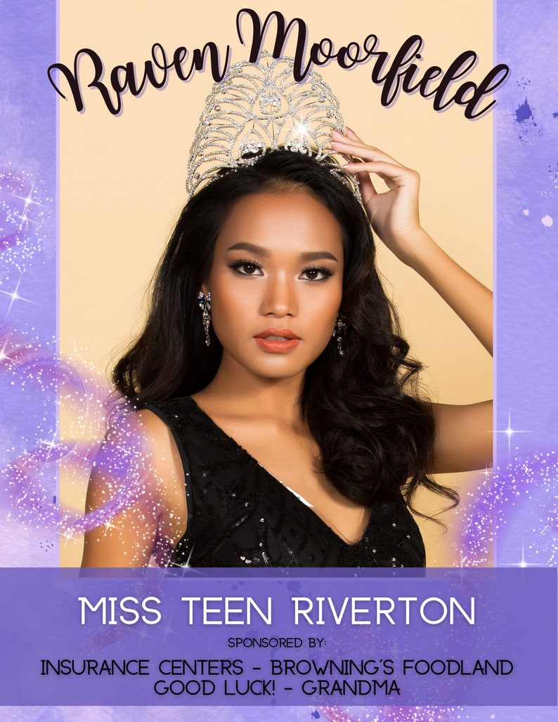 Custom Pageant Ad - Etsy