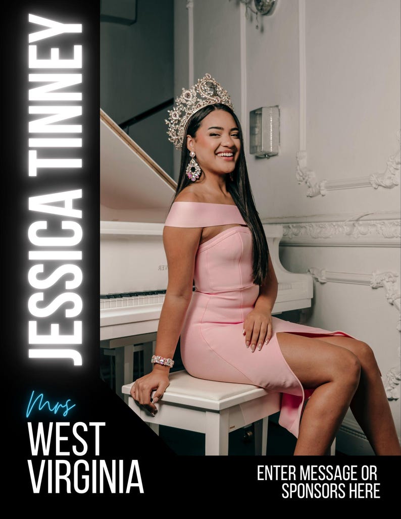 Pageant Ad Template – DIY Canva Design (digital Download) - Etsy