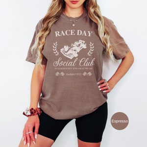 Race day Social Club Comfort Colors® shirt, Formula 1 Race Day, Racing Fan Club Shirt, Formula One Fan shirt,