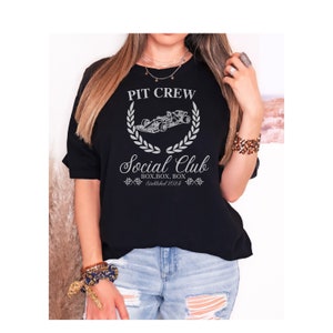 Racing Social Club Comfort Colors shirt, Pit Crew shirt, Box Box Box shirt, Formula One Fan shirt, F1 Shirt, Sundays are for racing