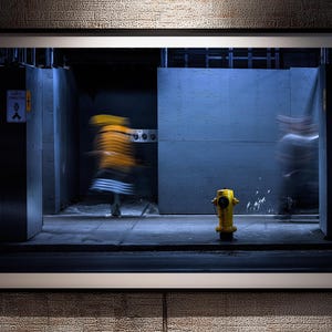 Moody City Photography Print – Long Exposure Urban Wall Art (Digital Download)
