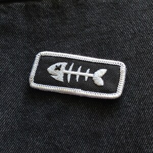 Skeletal Fish Patch