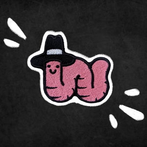 Worm Hat Patch!