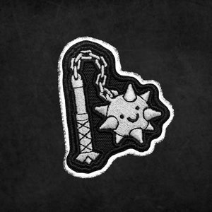 Cute Happy Flail Patch