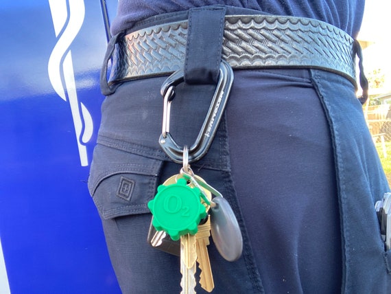Oxygen Tank Opener Keychain |  For First Responders, EMTs, Paramedics, Fire Fighters, Nurses, & More. Perfect Gift!