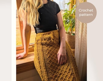 Crystal crochet skirt - made to measure - automatic stitch calculator