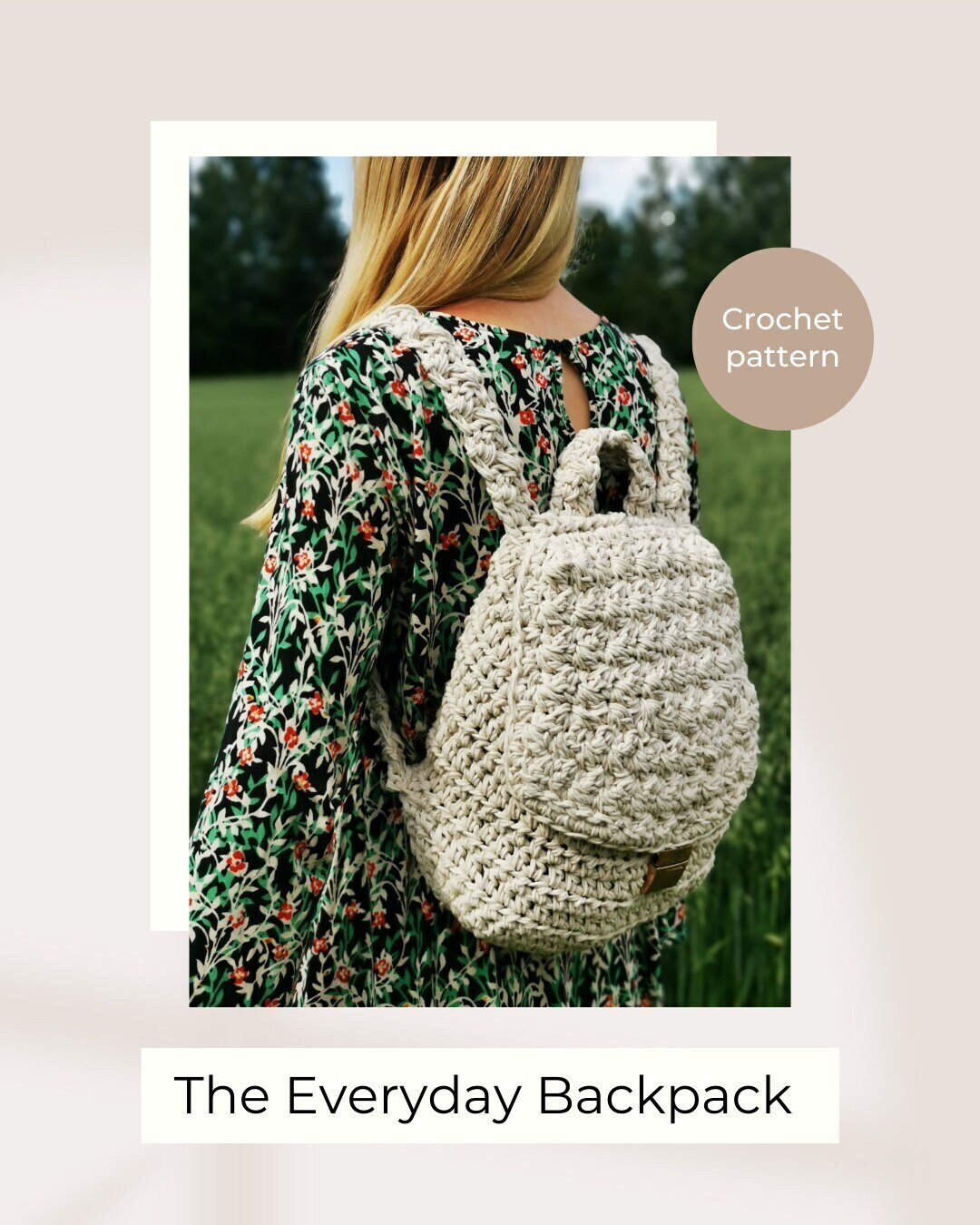 Rec Club Backpack Crochet Pattern — Two of Wands