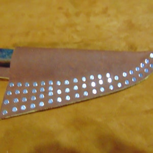 old knife and sheath