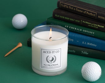 No.5 Out of Bounds | Gift for Golfer, Best Golf Gifts, Golf Candle