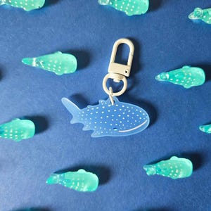 Whale shark keychain