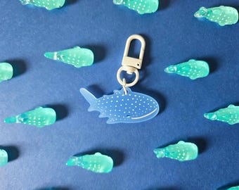 Whale shark keychain
