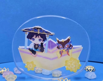 Friendship rocking standee | Wanderer and Mini Durin standee