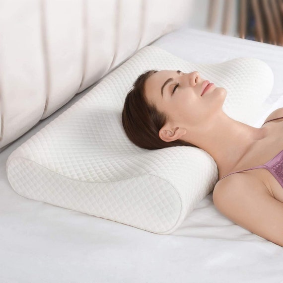 Cervical Pillow Memory Foam for Orthopedic Stomach Sleepers Stress