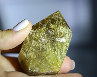 Golden Rutile Quartz Freeform | Rutilated Quartz