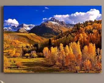 Landscape photography wall art, Colorado wall art, Large matte canvas photo print, Colorado photography prints, Wilderness mountain photos