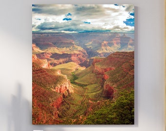 Grand Canyon National Park Arizona Large Matte Canvas Photo Print Scenic Landscape Ready To Hang Wall Art