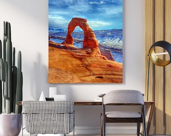 Arches National Park Matte Poster, Arches National Park Photo, Arches National Park Print, Moab Utah Photo Vertical Print