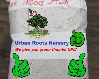 Organic Hardwood Ash: Garden Plant Fertilizer, Soap Making - USA Poultry Chicken Dust Bath, Pottery, Curing, Many Uses! Sustainable Sources!