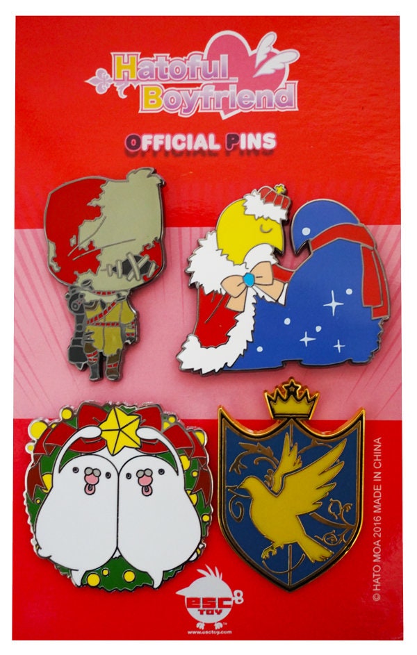 Hatoful Boyfriend Pin Set Etsy Hatoful Boyfriend Pin Set Etsy