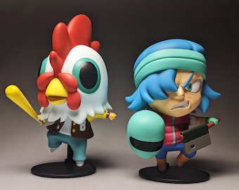 Hotline Miami Chibi Set by Erick Scarecrow x Devolver Digital