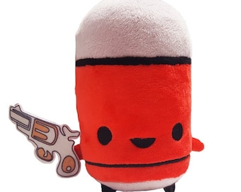 Enter the Gungeon Bulletkin Bloodshot plush by Erick Scarecrow x Devolver Digital