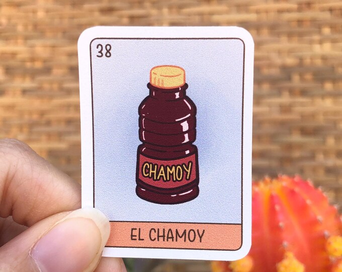 Chamoy Loteria Sticker - Mexican Snack, Street Food, Spice Flavor Sauce ...