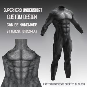 Patron de cosplay de Dark Bat Hero | Combinaison musclée PDF (Téléchargement numérique)