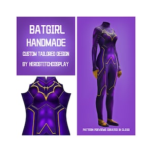 purple batgirl dress Girls' DC Superhero Girls Batgirl Hooded Dress and Eye Mask