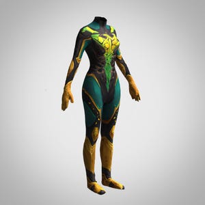 Dark Phoenix Inspired Cosplay Pattern | Cosmic Energy Bodysuit Template ...