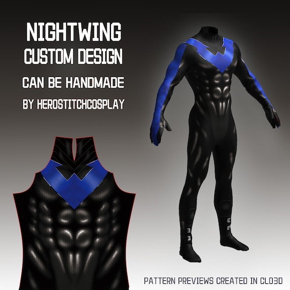 Superhero Cosplay Bodysuit Pattern | Men's Superhero Costume Template | Dye Sublimation PDF