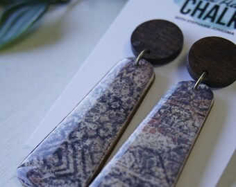 Lightweight Wood Earrings