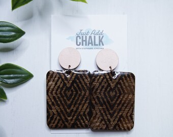 Lightweight Wood Earrings