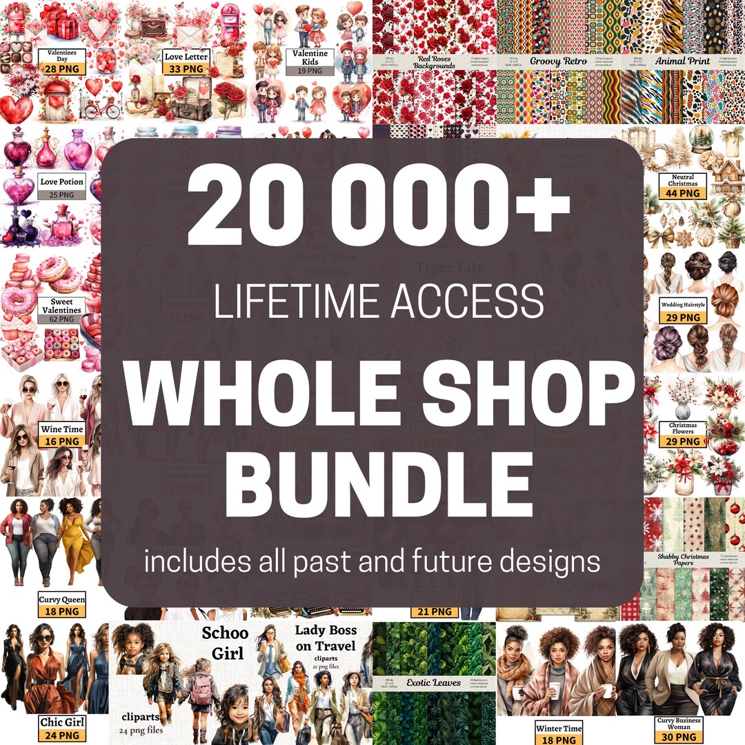 Whole Shop Bundle Entire Shop Bundle Unlimited Access to Past and ...