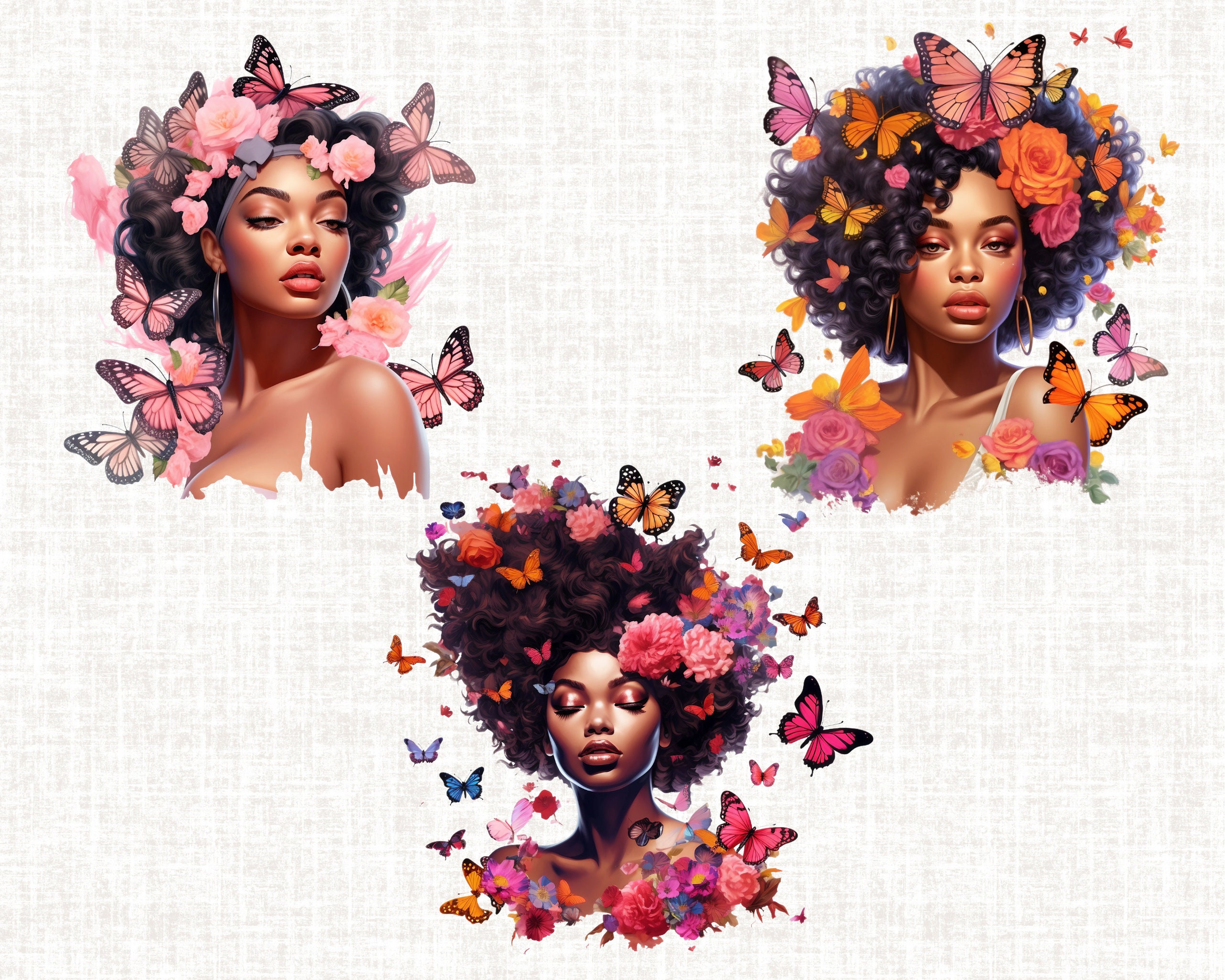Butterfly Girl Clipart Floral Girl Png Chic African American Etsy Butterfly Girl Clipart Floral Girl Png Chic African American Etsy