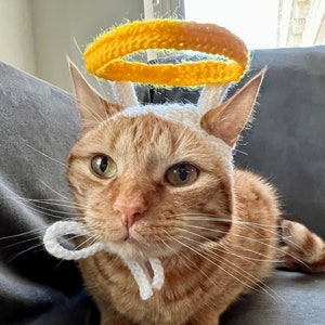Angel Halo Cat Hat Angel Cat Costume Angel Hat for Pets Etsy