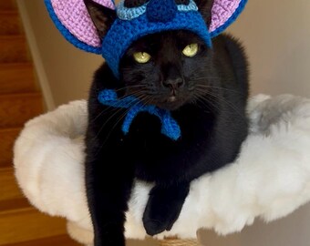 Crochet Stitch Alien Cat Hat: Pet Costume