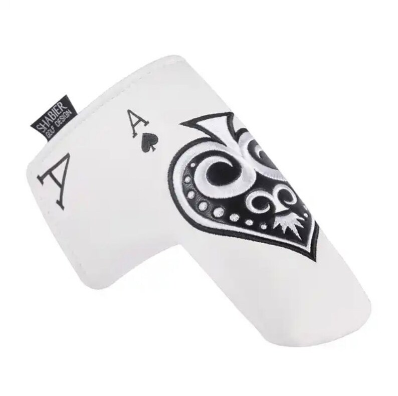 Golf Headcover Golf Putter Head Cover Poker Ace Design Gift Etsy