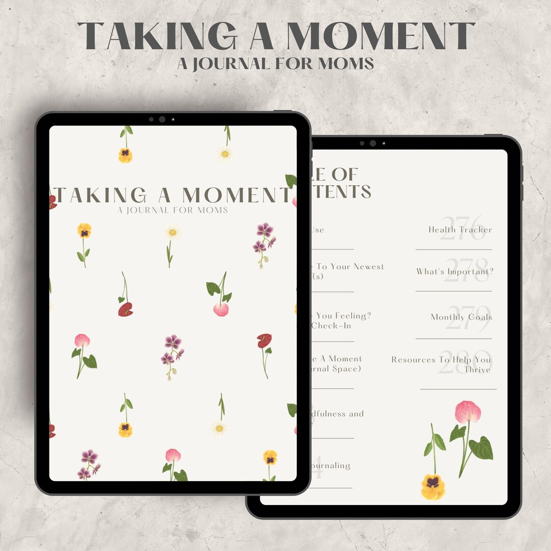 Taking A Moment Journal for Moms Soft Life Still After Baby Motherhood Taking A Moment Journal for Moms Soft Life Still After Baby Motherhood